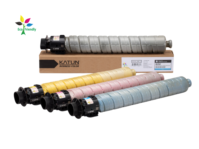 Katun® Business Color Refilled OEM Toner Cartridges for use in Ricoh IM C3010-series & IM C4510-series